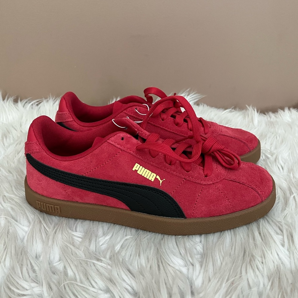 {Puma} Club II Era Sneakers in Red - Youth 6 - Picture 3 of 9